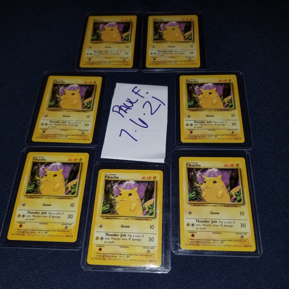 Yellow cheeks pikachu
